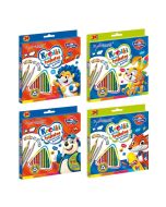 Kredki trójkątne 24 kolory BAMBINO