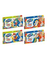 Kredki trójkątne drewniane 24 kolory BAMBINO