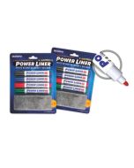 Marker suchościeralny MA-4E 4 kolory + czyścik