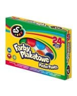 Farby plakatowe 24 kolory 20ml AS