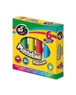 Plastelina 6 kolorów AS