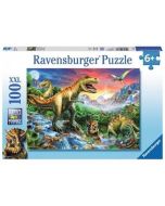 Puzzle 100 Epoka Dinozaurów