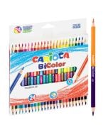Kredki ołówkowe trójkątne BiColor 24/48 CARIOCA