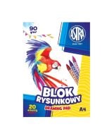 Blok rysunkowy A4/20K 90g (10szt) ASTRA