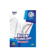 Blok techniczny A3/10K 240g (10szt) ASTRA