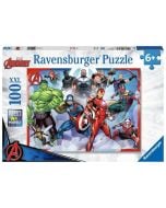 Puzzle 100 Avengers. Zgromadzenie rysunkowe XXL