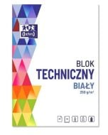Blok techniczny A3/10K 250G biały (10szt) OXFORD