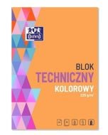 Blok techniczny A4/10K 225G kolor (20szt) OXFORD