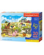 Puzzle 20 maxi - Animals on the Farm CASTOR