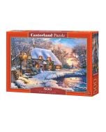 Puzzle 500 Winter Cottage CASTOR