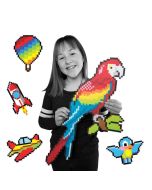 Puzzelki pixelki Jixelz 1500 - W powietrzu