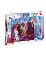 Puzzle 104 Super kolor Frozen 2