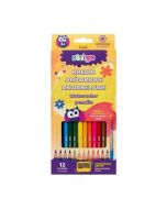 Kredki ołówkowe akwarelowe 12 kolorów STRIGO