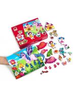 Wróżki i jednorożce gra magnetyczna