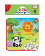 Miękkie magnetyczne puzzle Lew i Panda