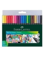 Cienkopisy Grip 20 kolorów w etui FABER CASTELL
