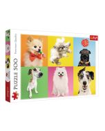 Puzzle 500 Psy TREFL