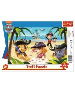 Puzzle ramkowe 15 Przyjaciele z Psiego Patr. TREFL