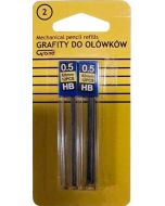 Grafity do ołówków automat. 0,5mm HB 12sztx2 GRAND