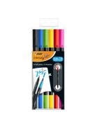 Pisak dwustronny Intensity Dual Tip 6 kol BIC