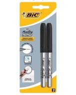 Marker do tekstyliów 0,9mm czarny Blister 2szt