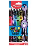 Kredki Colorpeps Monster trójkątne 12 kol MAPED