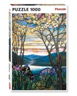 Puzzle - 1000 Tiffany, Magnolie i Irysy PIATNIK