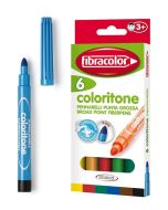 Pisaki Coloritone 6 kolorów FIBRACOLOR