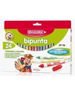 Pisaki Bipunta Double Point 24 kol FIBRACOLOR
