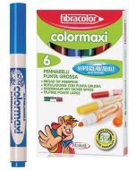 Mazaki Color Maxi 6 kolorów FIBRACOLOR