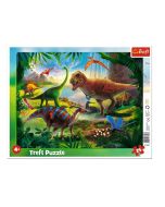 Puzzle ramkowe 25 Dinozaury TREFL