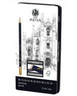 Zestaw ołówków do szkicowania Artea 12szt ASTRA