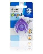 Gumka dwustronna do dług. ścier./ołówków mix ASTRA
