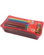 Kredki akwarelowe w koszyku 72 szt.