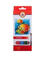Kredki akwarelowe 3716/K 12 kolorów MIX