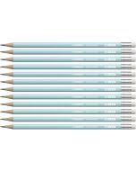 Ołówek Swano Pastel HB z gumką niebieski (12szt)