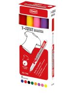 Marker do ubrań Brush 8 kolorów TOMA