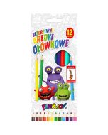 Kredki ołówkowe bezdrzewne 12 kolorów