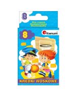 Kredki świecowe 8 kolorów