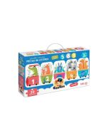 Puzzle z dziurką Pociąg do liczenia