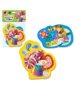 Miękkie magnetyczne puzzle Słoń i Krokodyl