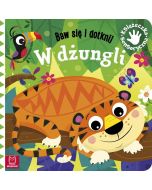 Baw się i dotknij W dżungli Książeczka sensoryczna