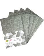 Arkusze piankowe A4 5szt brokat srebro HAPPY COLOR
