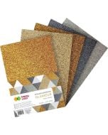 Arkusze piankowe A4 5 kolorów brokat Glamour