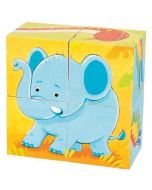 Klocki układanki - Dzikie zwierzęta