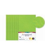 Filc dekoracyjny zielony YNJ 8szt NOSTER