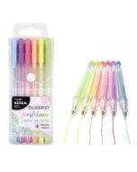 Długopisy pastelowe 6 kolorów KIDEA