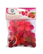 Pompony dekoracyjne 20mm - Malinowy chruśniak