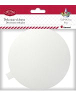 Dekoracje kartonowe z klejem Bombka 6szt