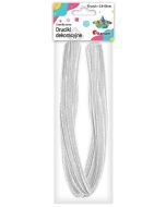 Druciki 0,6x50cm 15szt białe